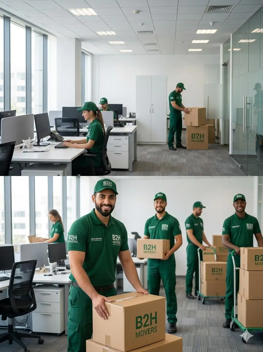 Commercial Moving Company Dubai by B2H Movers